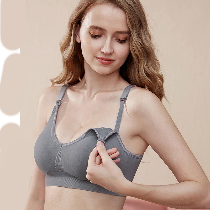 Solid Seamless Wireless Matern - Sleep Bra Bralette 评论和价格