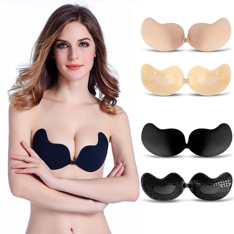 Sexy Women's Bra Invisible Pus - Strapless Bra Adhesive 评论和价格