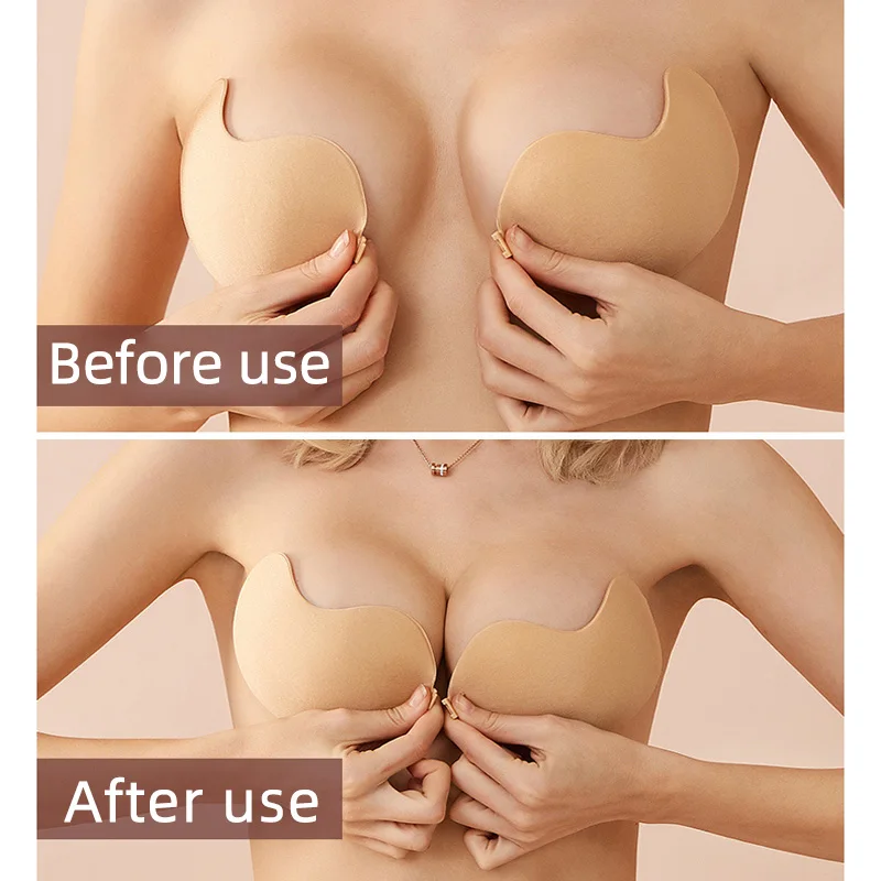 Sexy Women's Bra Invisible Pus - Strapless Bra Adhesive 评论和价格